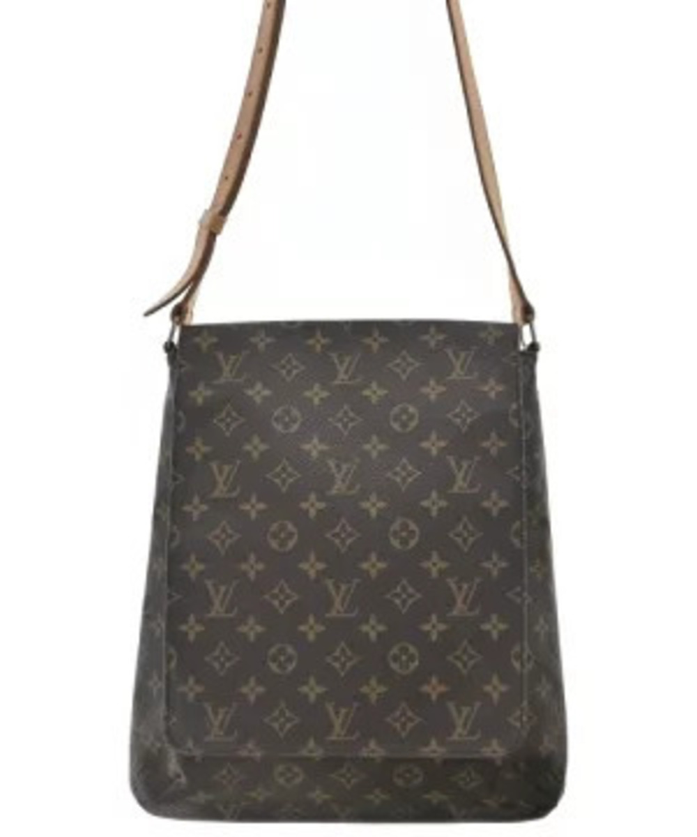 LOUIS VUITTON Shoulder Bag Brown All over pattern